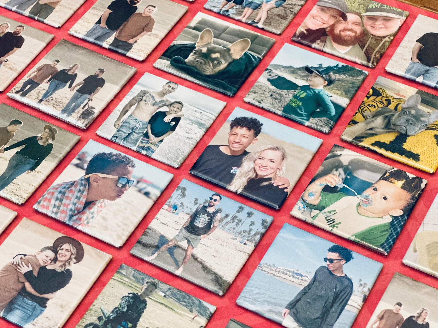 Custom Photo Magnets - set of 9